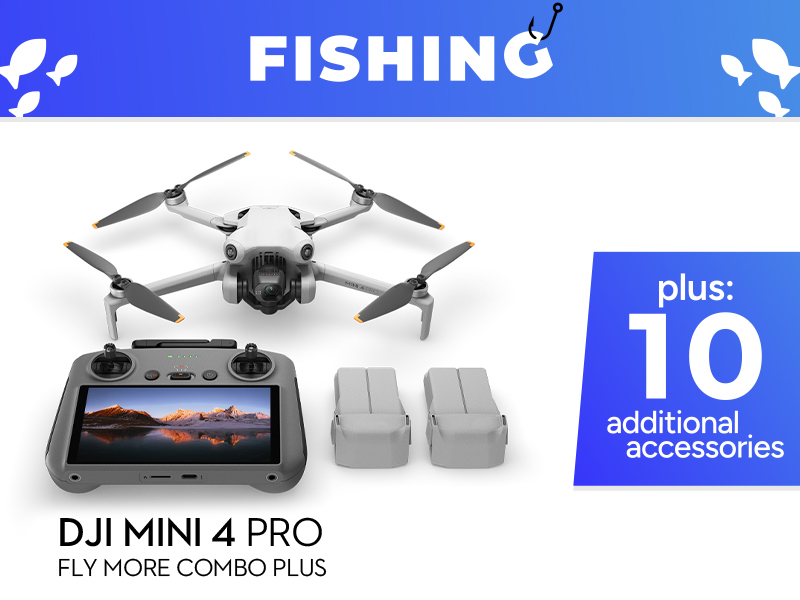 DJI Mini 4 Pro Fishing Combo Plus